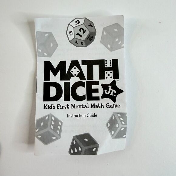 Thinkfun Math Dice Jr.-Kids First Mental Math Game - Picture 2 of 6
